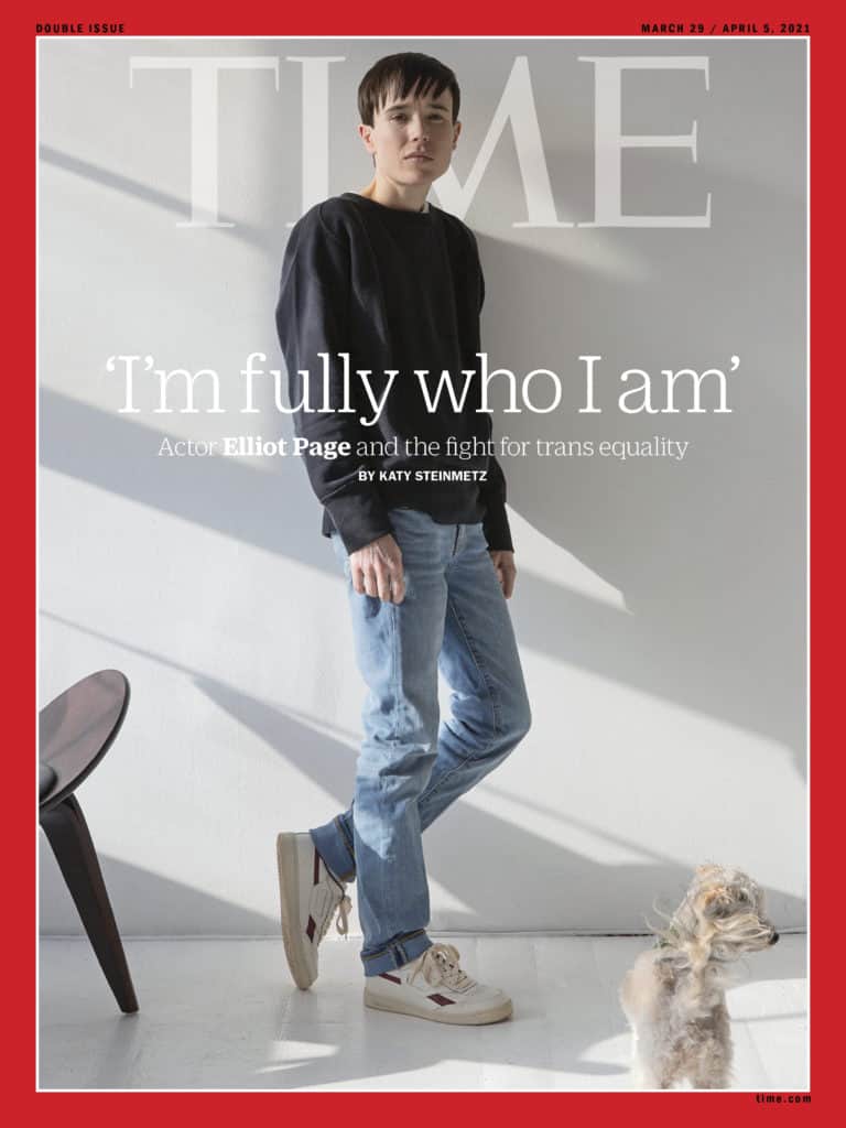 Elliot Page ‘tarih yazdı’: Time’ın kapağında ilk trans erkek