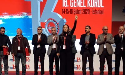 Arzu Çerkezoğlu 310 oyla yeniden DİSK Genel Başkanı oldu