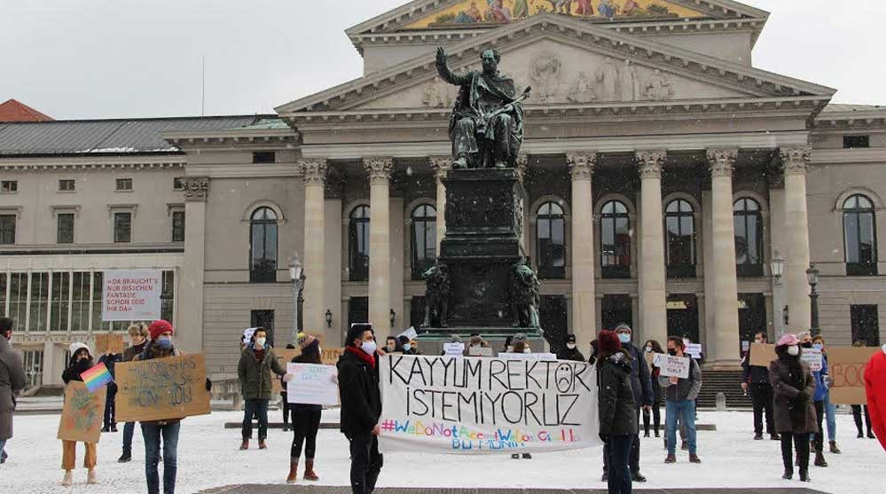 Boğaziçi Üniversitesi protestolarına Münih’ten destek