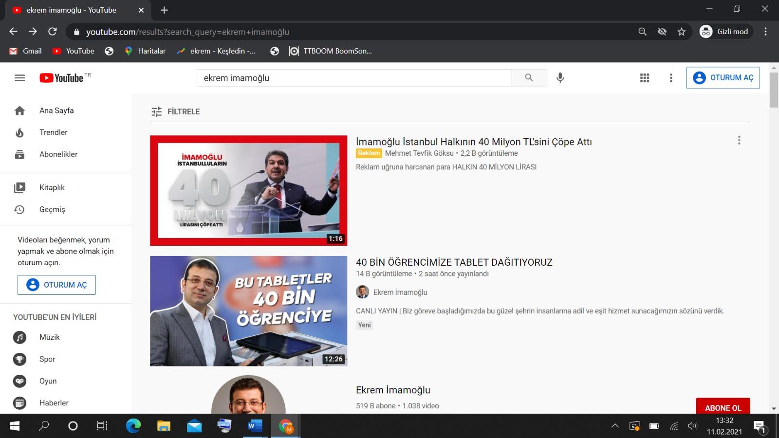 AKP'li Göksu, İmamoğlu'nu eleştirmek için Youtube'a reklam verdi