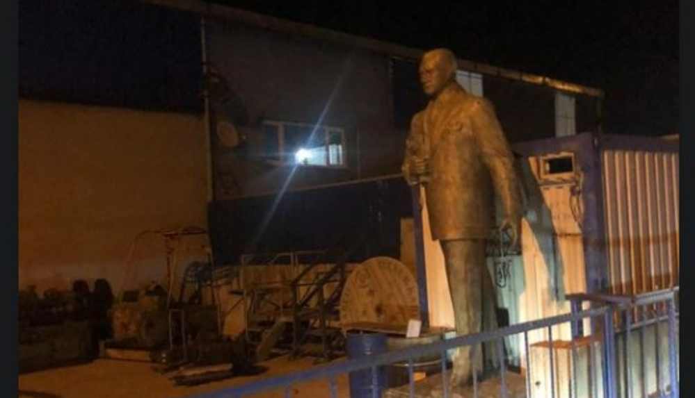 Atatürk heykelinin hurdacıya satıldığı iddiası