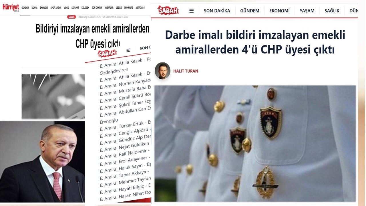 "Emekli amirallerin yakınlarını hedef alan listeyi Bakan Soylu hazırladı" iddiası