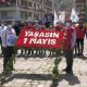 İzmir'den tam kapanmada 1 Mayıs kutlaması