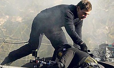 Tom Cruise, Görevimiz Tehlike 7’nin çekimlerinde dengesini kaybeden kameramanı ipten aldı