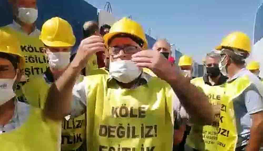 Uyar Maden işçilerinin Ankara'ya girişine izin verilmedi; işçiler Bakan Soylu'nun verdiği sözü hatırlattı