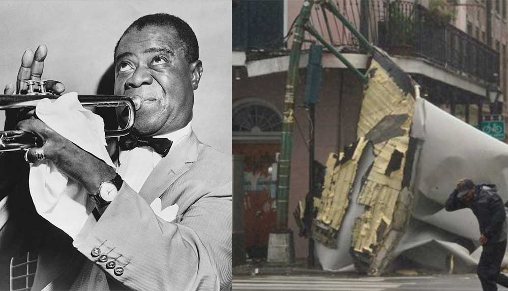 İda Kasırgası, cazcı Louis Armstrong’un New Orleans’taki “ikinci evini” yıktı