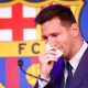 Messi gözyaşlarına hakim olamadı... Barcelona'ya veda ediyor