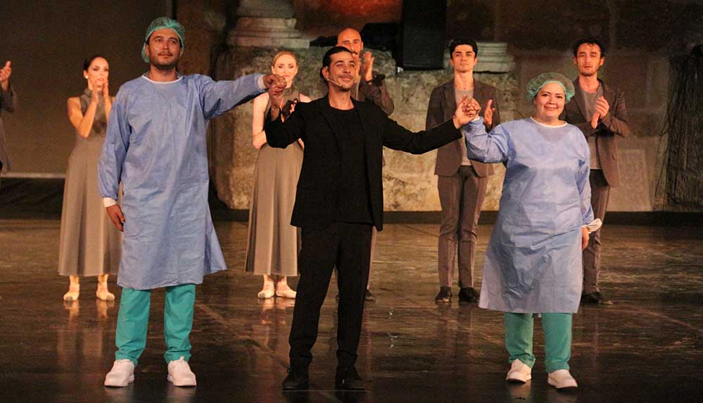 28. Uluslararası Aspendos Opera ve Bale Festivali'nde "Pandemic" adlı bale eseri sahnelendi