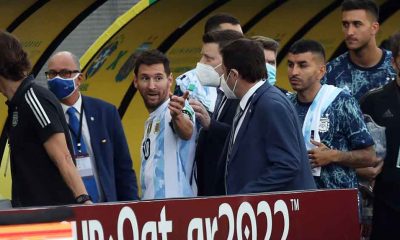 Brezilya-Arjantin maçında tarihi 'sınır dışı' krizi! Arjantin sahayı terketti!