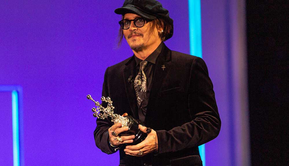 ABD'li aktör Johnny Depp, İspanya'da Donostia Ödülü'nü aldı