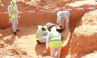 Libya'nın "toplu mezarlar kenti" Terhune'de 10 ceset daha bulundu