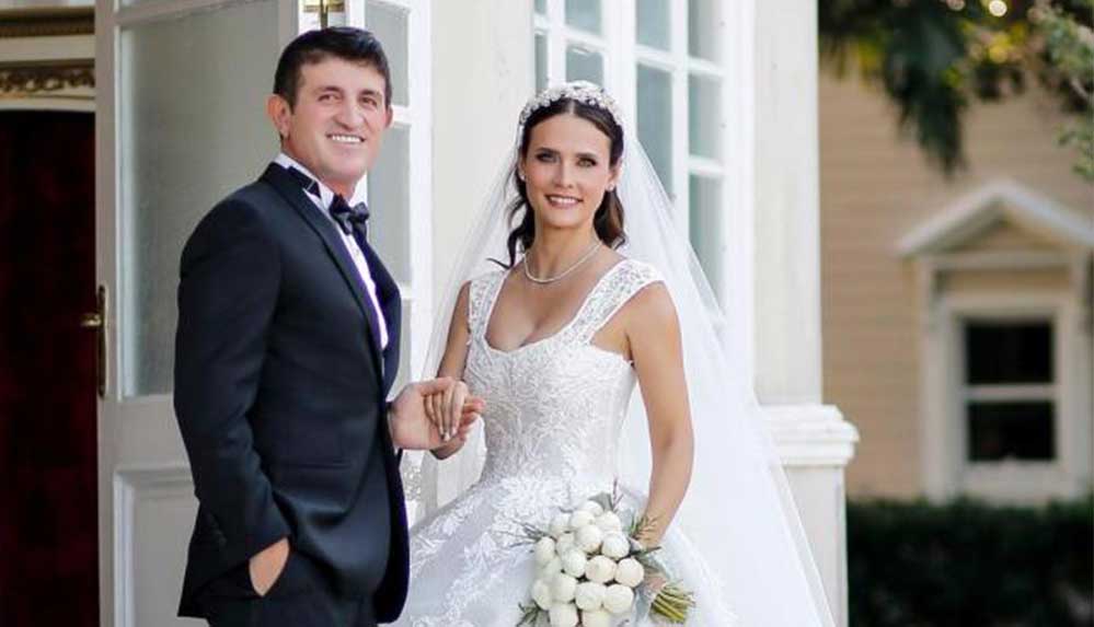 Oyuncu Fatoş Kabasakal ve eşi evlendikten 3 sene sonra düğün yaptı