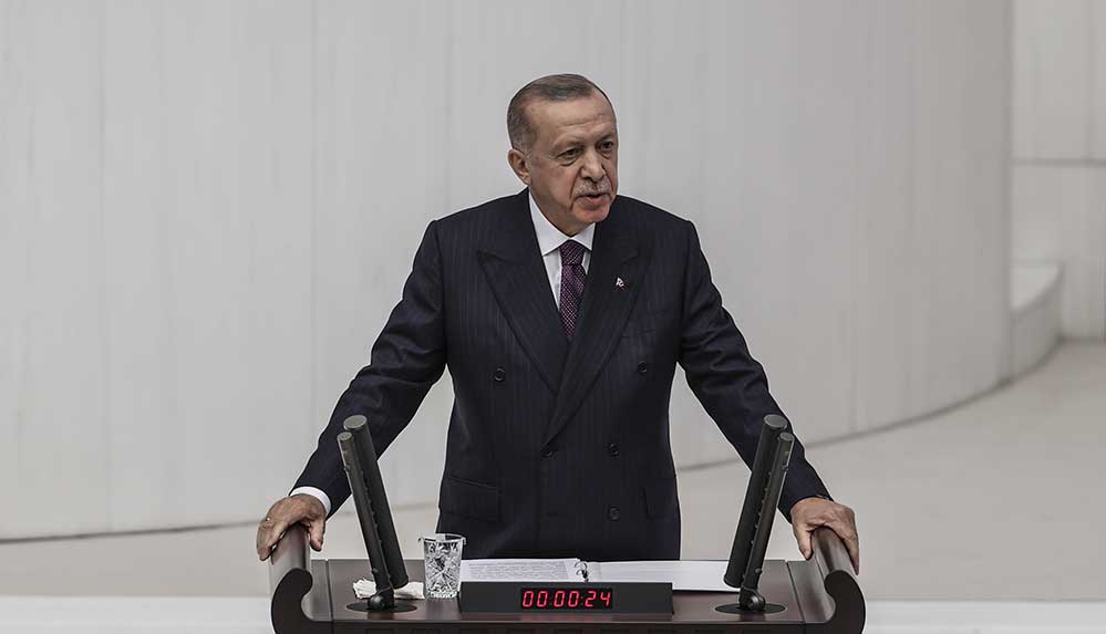 Cumhurbaşkanı Erdoğan TBMM açılışında konuşuyor: Yeni anayasa, milletimize vereceğimiz en güzel 2023 hediyesi olacaktır"