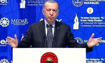 Erdoğan, 'İmam Hatip Okulları Sempozyumu'nda: Dinsiz, ucube nesiller isteyenler...