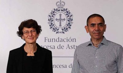 İspanya'dan Uğur Şahin ve Özlem Türeci'ye ödül