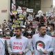 Sağlık çalışanlarından üçlü vardiya protestosu