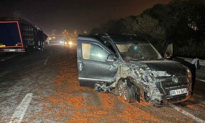 Yola dökülen salçalar nedeniyle 18 araç çarpıştı, bir kişi hayatını kaybetti, 10 kişi yaralandı