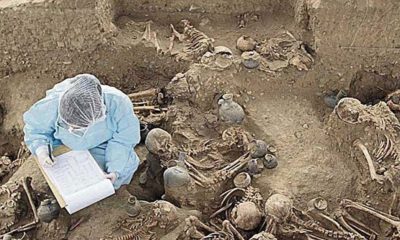 Peru'da 500 yıl öncesinden kalma toplu mezar bulundu