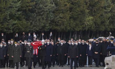 Ulu Önder Atatürk için Anıtkabir'de devlet töreni düzenlendi