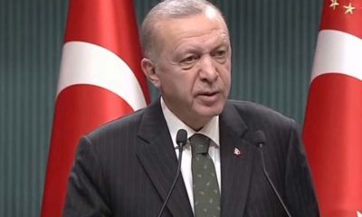 Kabine Toplantısı'nın ardından Cumhurbaşkanı Erdoğan açıklama yapıyor