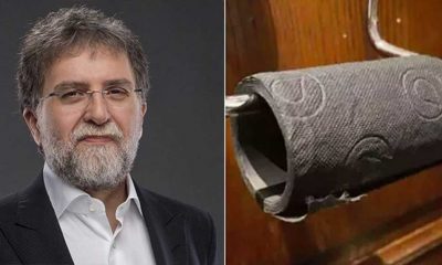 Ahmet Hakan'dan siyah tuvalet kâğıdı tepkisi