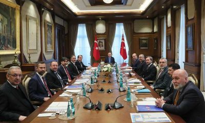 Cumhurbaşkanı Erdoğan, Bakan Bilgin ve Memur-Sen heyetini kabul etti