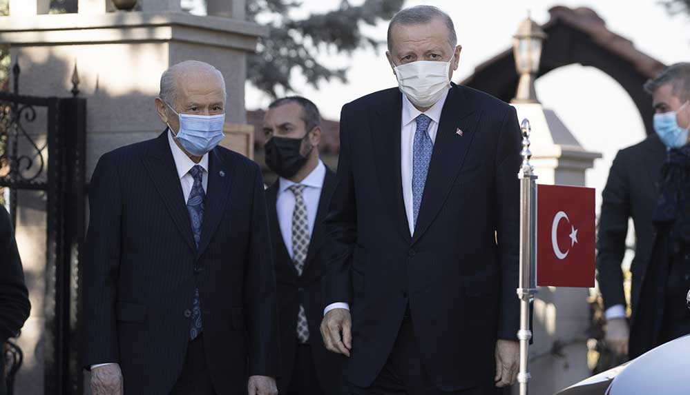Cumhurbaşkanı Erdoğan'ın MHP Genel Başkanı Bahçeli'yi ziyareti sona erdi