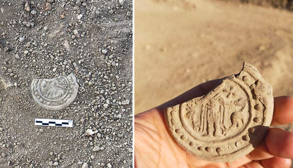 Dara Antik Kenti'nde yapılan kazıda 1400 yıllık ampulla bulundu