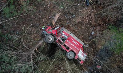Bursa'da korkunç kaza: İtfaiye aracı devrildi 4 itfaiye personeli hayatını kaybetti!