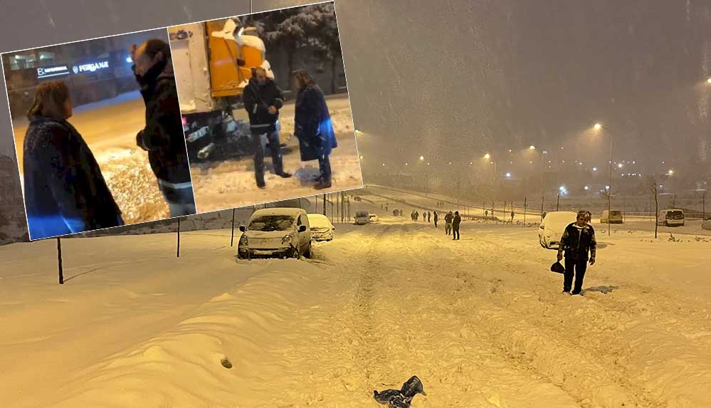 Gaziantep'te kar hayatı felç etti... Belediyeye yöneltilen tepkilerin ardından Fatma Şahin sahaya indi