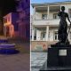 Edirne'de Adalet Anıtı ateşe verildi