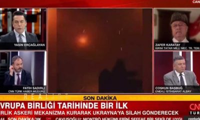 CNN Türk'ün "Kiev'den sıcak görüntü" diye paylaştığı görüntüler oyun videosu çıktı