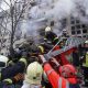 Kiev'de top mermisi 9 katlı apartmana isabet etti: 2 sivil hayatını kaybetti