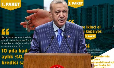 Cumhurbaşkanı Erdoğan'dan konut alım-satımını kolaylaştıracak üç yeni paket açıklaması