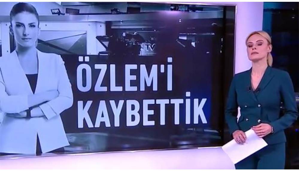 NTV spikeri Seda Öğretir, meslektaşının ölüm haberini sunarken konuşmakta zorluk çekti