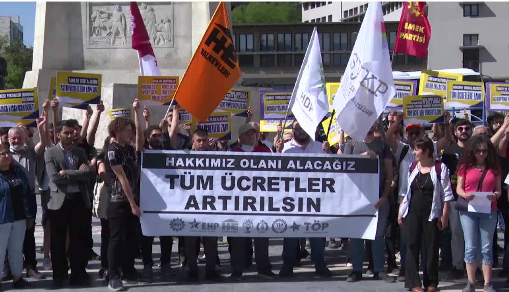 Ankara'da 'geçinemiyoruz' eylemi