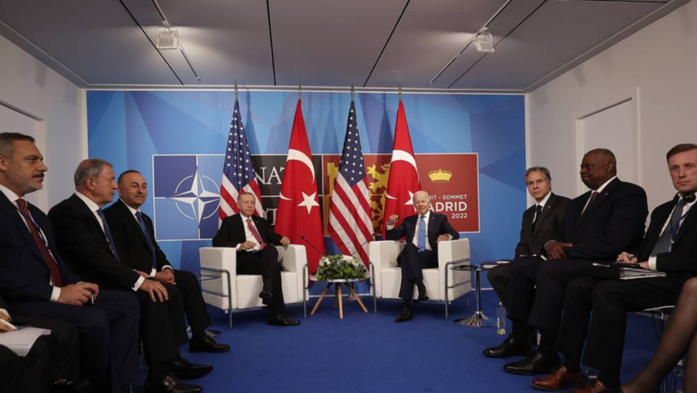 Erdoğan ve ABD Başkanı Joe Biden bir arada