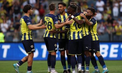 Fenerbahçe hazırlık maçında Mol Fehervar’ı 3-0 mağlup etti