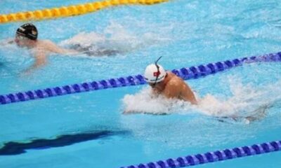 Milli yüzücü Berkay Öğretir, Akdeniz Oyunları'nda altın madalya kazandı