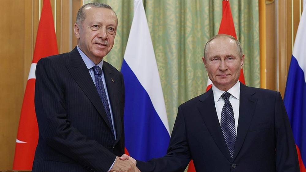Cumhurbaşkanı Erdoğan ile Rusya Devlet Başkanı Putin bir araya geldi