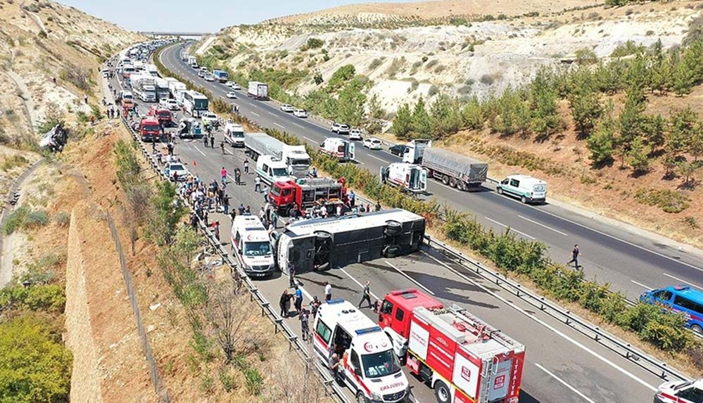 Gaziantep'teki trafik kazasına karışan otobüs ile ilgili hız sınırını ayrıntısı