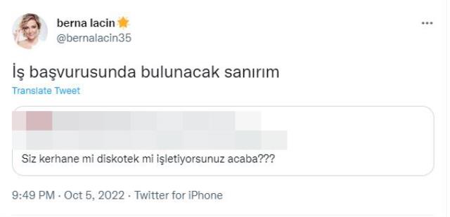 Berna Laçin'den "Genelev mi işletiyorsun?" sorusuna çok konuşulacak yanıt