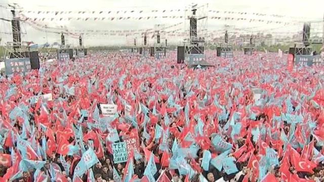 Cumhurbaşkanı adayı Kemal Kılıçdaroğlu İstanbul'da: Miting alanı doldu taştı