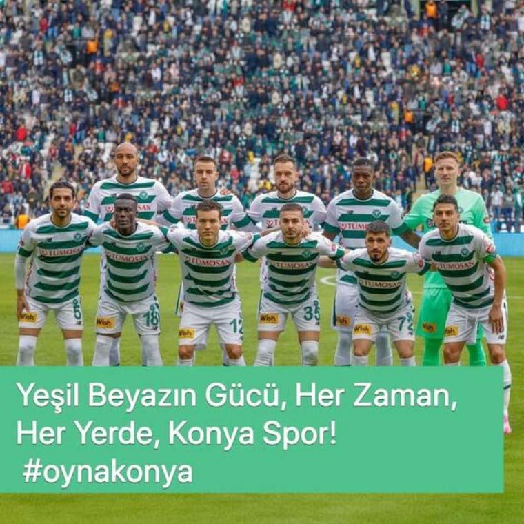 Emenike'den dikkat çeken Konyaspor paylaşımı: "Her zaman zafere doğru..."